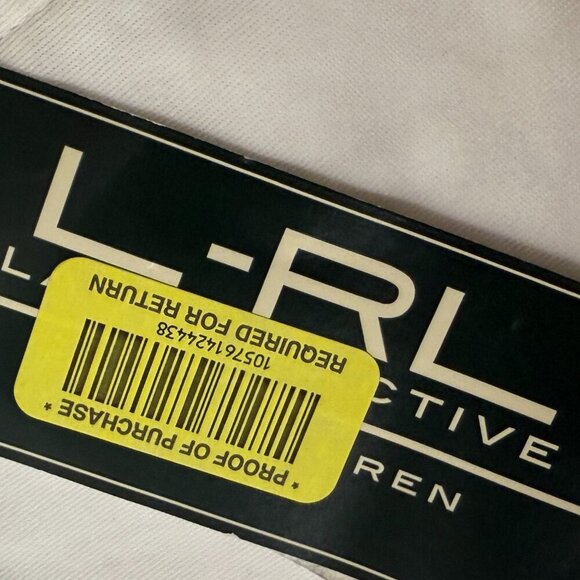 L-RL Ralph Lauren NWT White Golf Active Shorts Size 10 - Picture 6 of 7